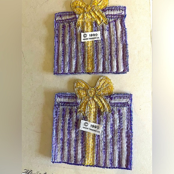 huge brooch sequin beaded pin vintage gift box design - Picture 2 of 4